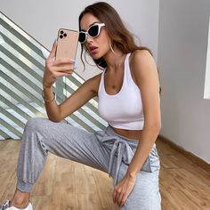 Джоггеры с карманами Shein