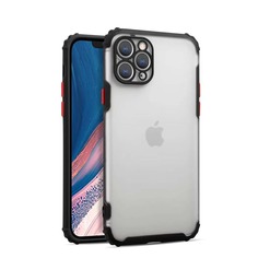 Прозрачный чехол для телефона с контрастной рамкой Shein