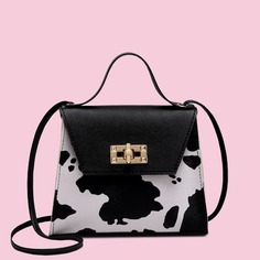 Сумка-сэтчел с рисунком коровы Shein