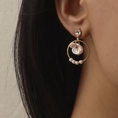 Серьги с искусственным жемчугом Shein