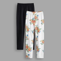 Цветочный Повседневный Леггинсы для девочек Shein