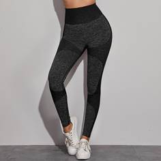 Спортивные леггинсы с широкой талией Shein