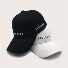 2шт мужская бейсболка с текстовой вышивкой Shein