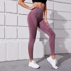 Однотонные спортивные леггинсы Shein