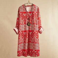 Пейсли Бохо Платье Shein