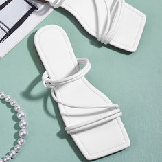 Одноцветный Элегантный Сандалии/босоножки Shein
