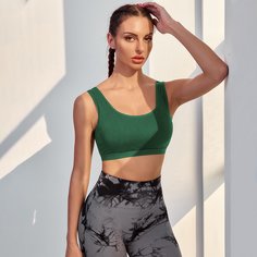 Спортивный бюстгальтер средней поддержки Shein