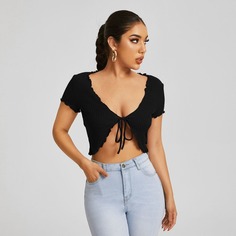 Топ с узлом Shein