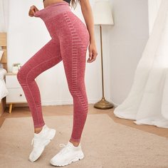 Полосатый Спортивные леггинсы Shein