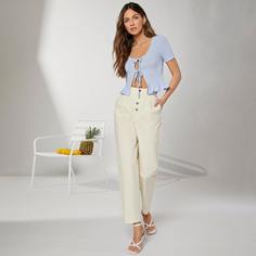 Однотонные брюки с карманом Shein
