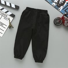 Однотонные брюки для мальчиков Shein