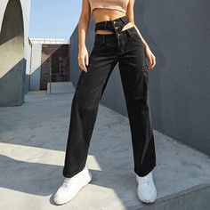 Джинсы с карманом Shein