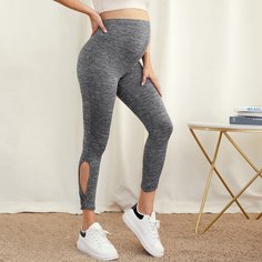 Леггинсы для беременных с вырезом Shein