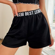 буква Повседневный Шорты Shein