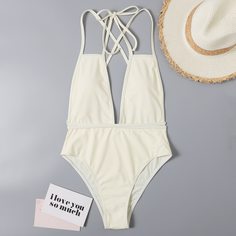 Оригинальный слитный купальник Shein