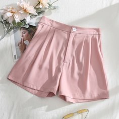 Однотонные шорты Shein