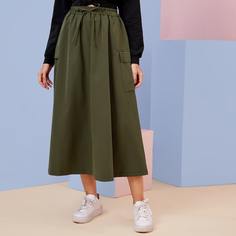 Юбка на кулиске с карманом Shein