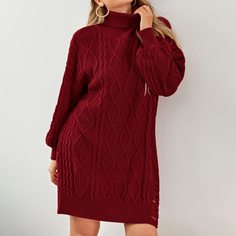 Рваное трикотажное платье размера плюс Shein