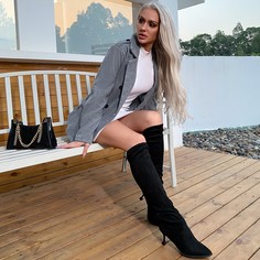 с поясом Одноцветный Элегантный Пальто Shein