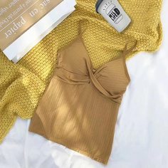 Одноцветный Нижняя рубашка для девочек Shein