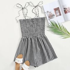 Комбинезон в клетку Shein