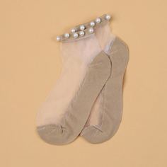 Носки с искусственным жемчугом Shein