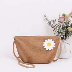 Соломенная сумка с цветком Shein