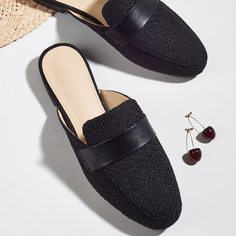Одноцветный Элегантный Балетки Shein