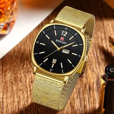 Мужские кварцевые часы с указателем Shein