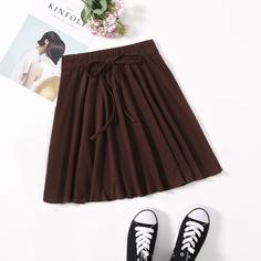 Расклешенная юбка на кулиске Shein