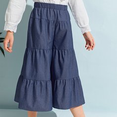 Широкие брюки для девочек Shein