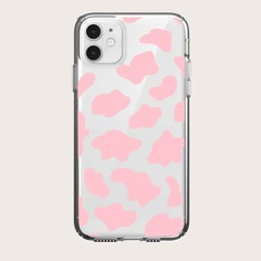 Прозрачный чехол для телефона с коровьим узором Shein