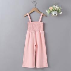 Широкий комбинезон на бретельках для девочек Shein