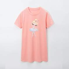 Мультяшный принт Повседневный Платья для девочек Shein