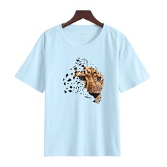 Животный Повседневный Футболки Shein