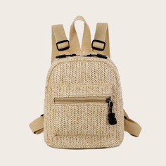 Минималистский соломенный рюкзак Shein
