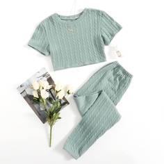 Текстурированная пижама Shein
