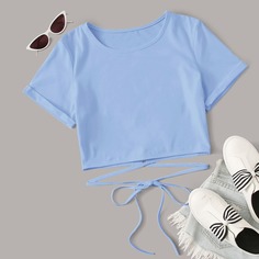 Кроп-футболка Shein