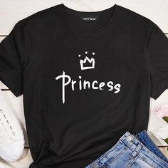 буква Повседневный Футболки Shein