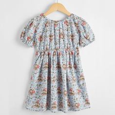 Цветочный принт Бохо Платья для девочек Shein