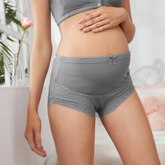 Трусики для беременных с кружевом Shein