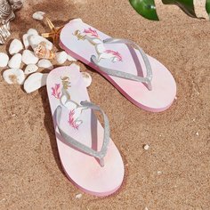 Блестящие шлепанцы для девочек Shein
