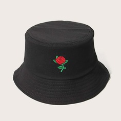 Шляпа с вышивкой розы Shein