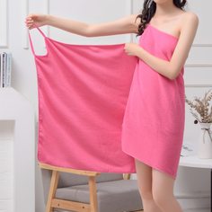 Однотонное банное полотенце 1шт Shein