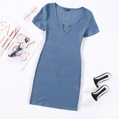 Вязаное платье Shein