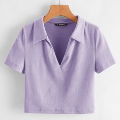 Вязаный короткий топ размера плюс Shein