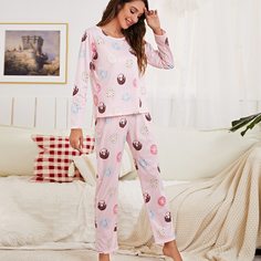 Принт милый Пижама Shein