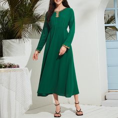 с бахромой Бохо Платье Shein