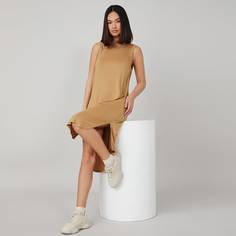 Асимметричное платье без рукавов Shein