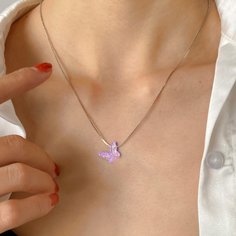 Ожерелье с бабочкой Shein